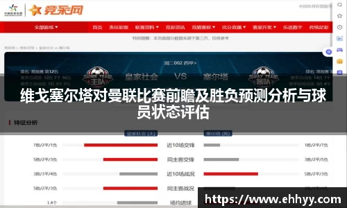维戈塞尔塔对曼联比赛前瞻及胜负预测分析与球员状态评估